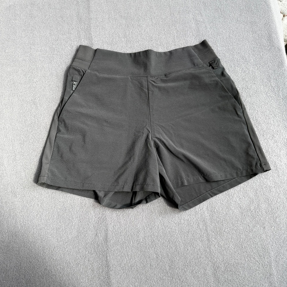Athleta Brooklyn 4" Shorts Womens 4 Black Stretch Active Hiking Workout Active - Picture 2 of 9